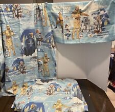 Vintage 1979 Star Wars 3pc Bedding (sheets, Pillowcase) Empire Strikes Back picture