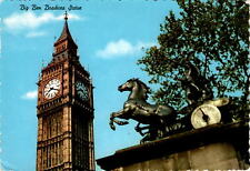 Big Ben, Boadicea Statue, London, Palace of Westminster Postcard picture