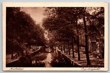 Amsterdam Netherlands, Reguliersgracht Canal Vintage Postcard picture