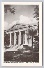 Postcard Broadway Methodist Church Orlando Florida picture