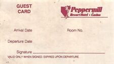 Peppermill Casino - Mesquite, NV - Paper Hotel Guest Card picture
