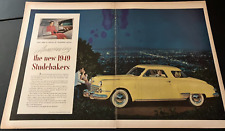 1949 Studebaker Commander Coupe - Vintage Original Automotive Print Ad Wall Art picture