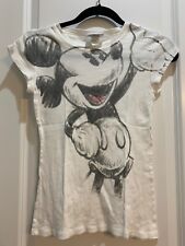 Vintage Disneyland Resort Micky Mouse White T-Shirt Junior Size M picture