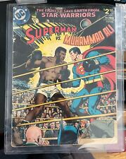 Vintage Superman Vs Muhammad Ali Large Comic Whitman Adams 1978 picture