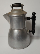Antique Wearever TACU Co. Aluminum Coffee Pot w/strainer -1902 patent picture