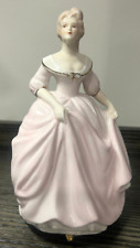 Victorian-era statue porcelain music box, plays The Wind Beneath My Wings EVC picture