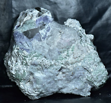 655 Gram Natural Tourmaline Crystals with Purple Apatite and Quartz On Matrix picture