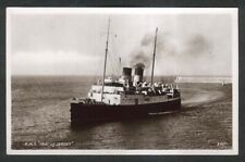 RMS Isle of Jersey RPPC postcard 1930s picture