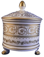 Antique 18thC Naples Porcelain Sugar Bowl Dish Pot Porzellan Italian Box Italy picture
