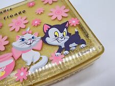 VTG Disney The Aristocats Marie Figaro Compact Mirror makeup Jewel case Rare HTF picture
