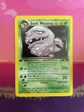 Pokemon Card Dark Weezing Team Rocket Holo Rare 1st Edition 14/82 Near Mint picture