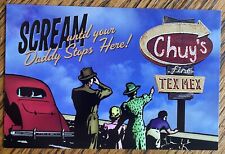 Chuy's advertising postcard, unposted, 6 x 4 inches picture
