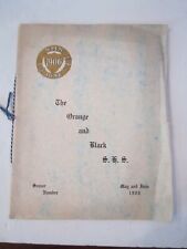 1906 THE ORANGE AND BLACK S.H.S. YEARBOOK - PAPERBACK picture