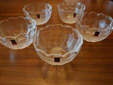 Vintage Kagami Crystal Small Bowl Set Of 5 picture
