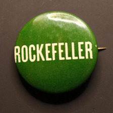 Vtg Nelson Rockefeller Campaign Button Pin 1.25