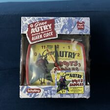 Vintage Gene Autry Alarm Clock Schylling Product in Box picture