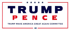 Donald Trump Mike Pence Official 2020 President Committee “MAGA” Bumper Sticker picture