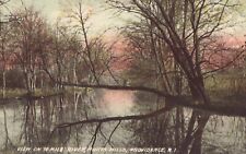 View on 10 Mile River, Hunts Mills - Providence, Rhode Island Postcard picture