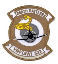VMF(AW)-323 Death Rattlers Patch- Plastic Backing picture
