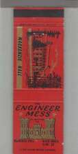 Matchbook Cover - US Military - The Engineer Mess Fort Belvoir, Virginia picture