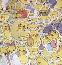 3X Random Pikachu Pokemon Small Stickers Mystery Fun Free Fast Shipping picture