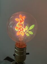 Vintage Aerolux Style ABCO Neon Res Lily Flower Light Bulb Floral WORKS & Box #2 picture
