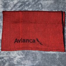 Avianca Airlines Blanket Colombia Airline Cabin Travel Throw Logo 60”x46” Vtg picture
