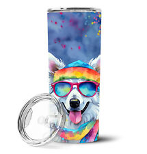 American Eskimo Hippie Dawg Stainless Steel 20 oz Tumbler DAC2453TBL20 picture