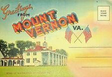 1930-40'S  MOUNT VERNON, VA VINTAGE  POSTCARD PACKET - DD-7 picture