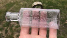 (Vintage) Baker's Flavoring Extracts Clear Glass Bottle 4 7/8