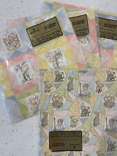 VINTAGE BETSY CLARK Precious Moment Wrapping Paper, Hallmark, 4 Sheets picture