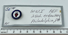 Rare Original Enamel WW1 US AEF 28th Infantry Pin picture