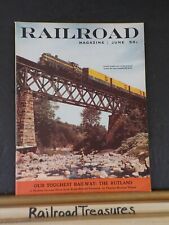 Railroad Magazine 1957 June V68#4 The Rutland New York Subway-El Cars picture