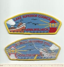 DO SCOUT BSA CSP LAKE SUPERIOR COUNCIL MERGED INSIGNIA PATCH PB MN WI MI SHIP T3 picture