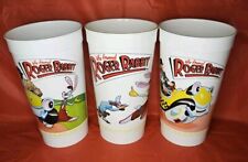 Vintage 1988 Disney Roger Rabbit Mcdonald's Cups Complete Set - Jessica Rabbit  picture