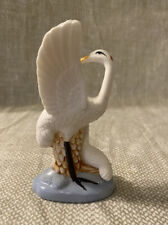 Vintage porcelain Stork figurine picture