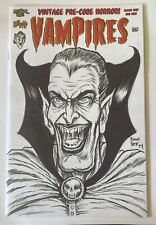 Vampires: Blood Shot #1C W/ Original Drawing Of  Vampire By Frank Forte picture