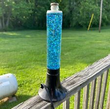Vintage Oozy Glo Blue Floating Glitter Lamp EH-998  picture