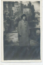 Real Photo Vintage Postcard - Women Wearing Overcoat picture