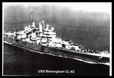 Postcard USS Birmingham CL-62 LP2 picture