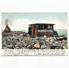 Pemberton Mass. Coal Barge No. 1 Wreck Nov. 1897 Antique 1907 Postcard picture
