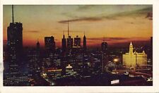 Chicago Skyline in Illinois vintage Chevrolet postcard 1969 unposted picture