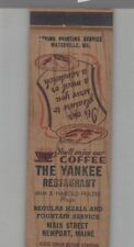 Matchbook Cover - The Yankee Restaurant Newport, ME picture