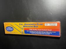 Central Forge Gooseneck Claw Wrecking Bar 2pc. 12 in and 17 in. picture