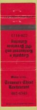 Matchbook Cover - Treasure Chest Restaurant Coppola's Hyde Park NY picture