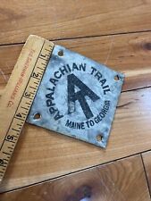 ORIGINAL ANTIQUE VINTAGE   APPALACHIAN TRAIL NATIONAL SCENIC SIGN MARKER picture