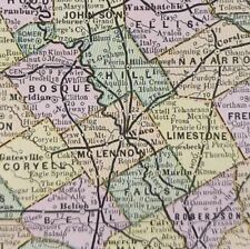 Vintage 1887 TEXAS Map 22