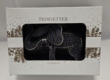 NEW Trimsetter Dillard’s Beaded Elephant Decor Ornament Christmas Tree Holiday picture