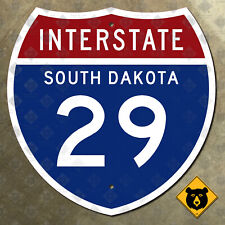 South Dakota Interstate 29 highway marker road sign Sioux Falls 18x18 picture