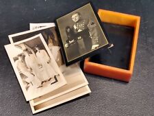 Vintage WW2 Art Deco Bakelite Catalin Personalized Jewelry Box & Pictures  picture